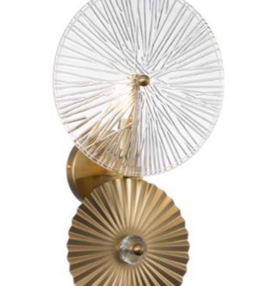 Wandlamp Otis brushed gold