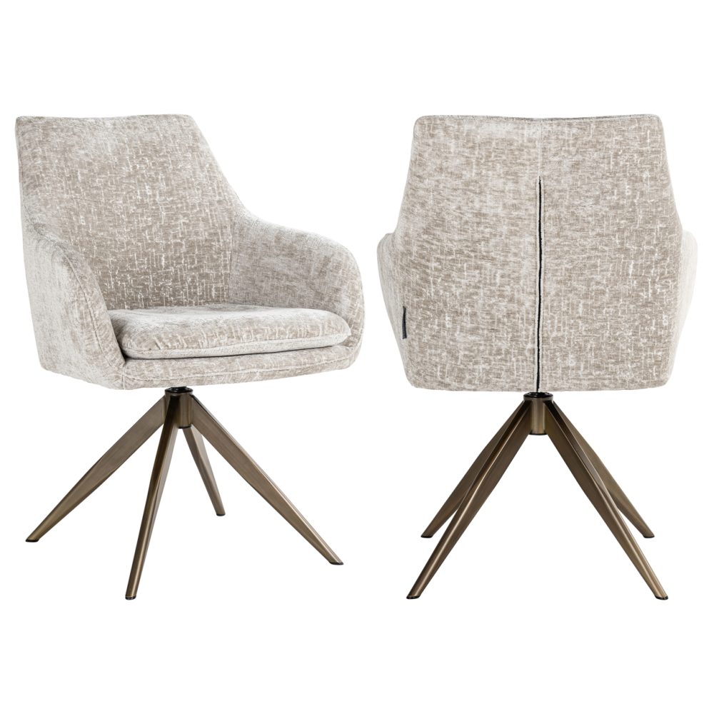Eetkamerstoel Lisonne pearl island swivel
