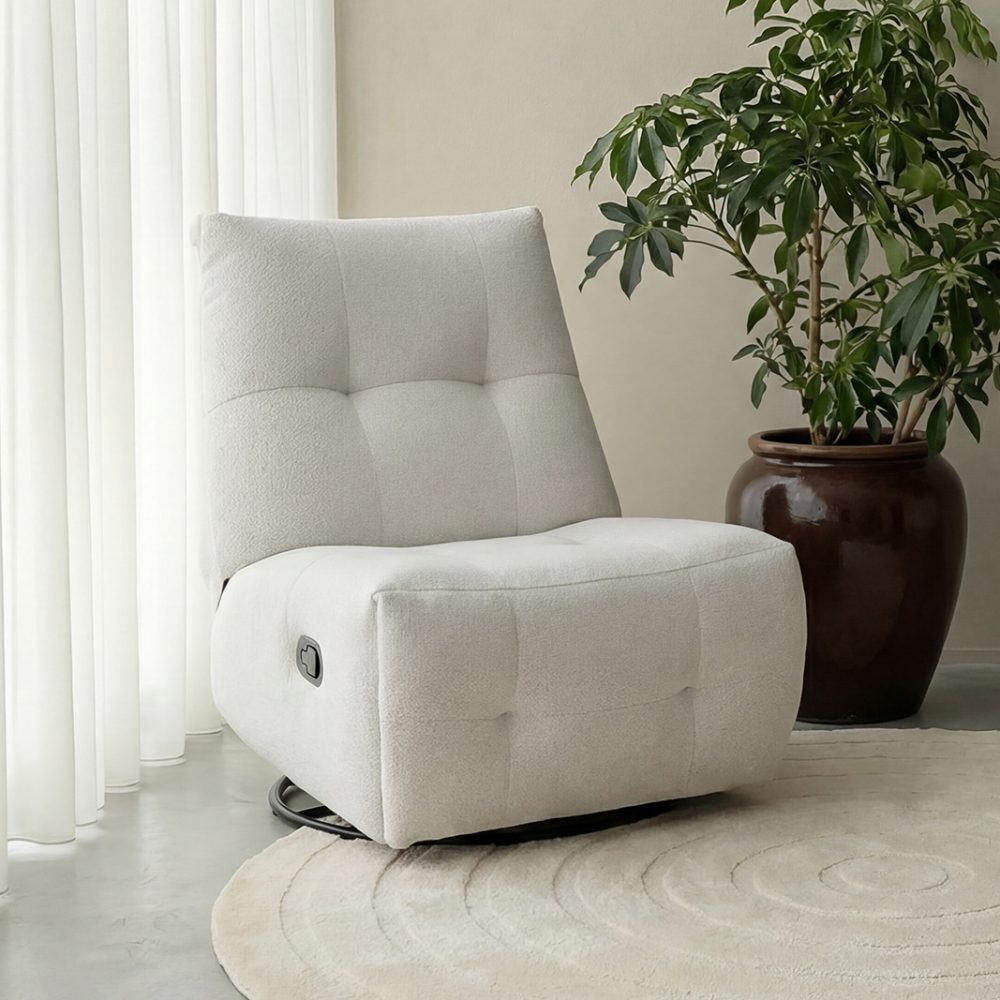 Fauteuil Reset Spot - Champagne - Majestic Weave - Manueel Verstelbaar