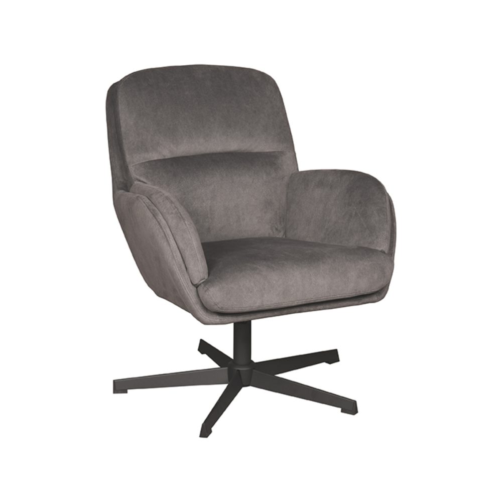 Fauteuil Moss - Antraciet - Cosmo - One Size