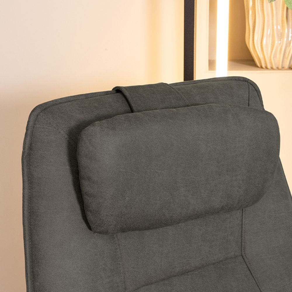 Sierkussen Hoofdkussen - Antraciet - Micro Suede - One Size