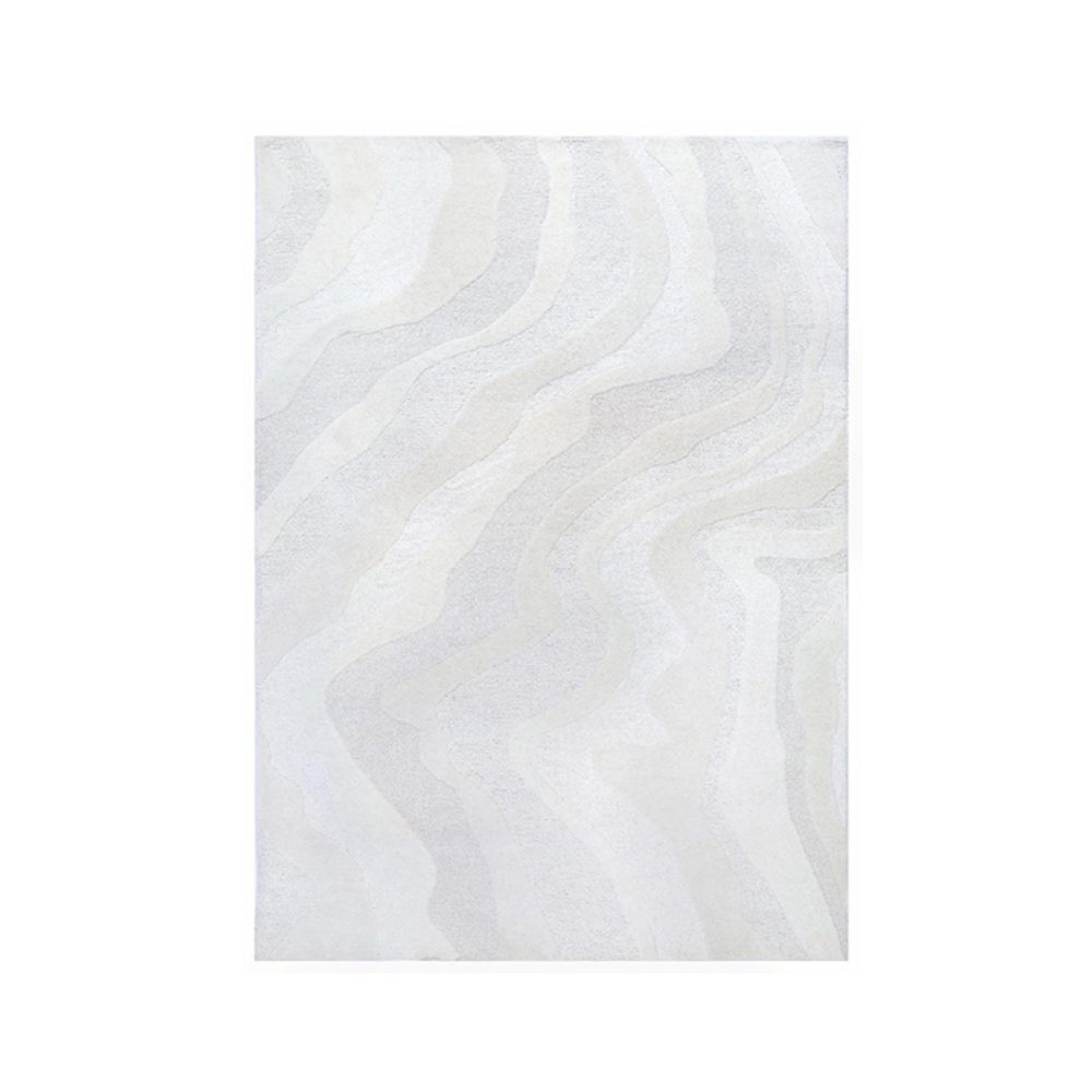 Vloerkleden Mosa - Ivoor - Wol - 160x230 cm