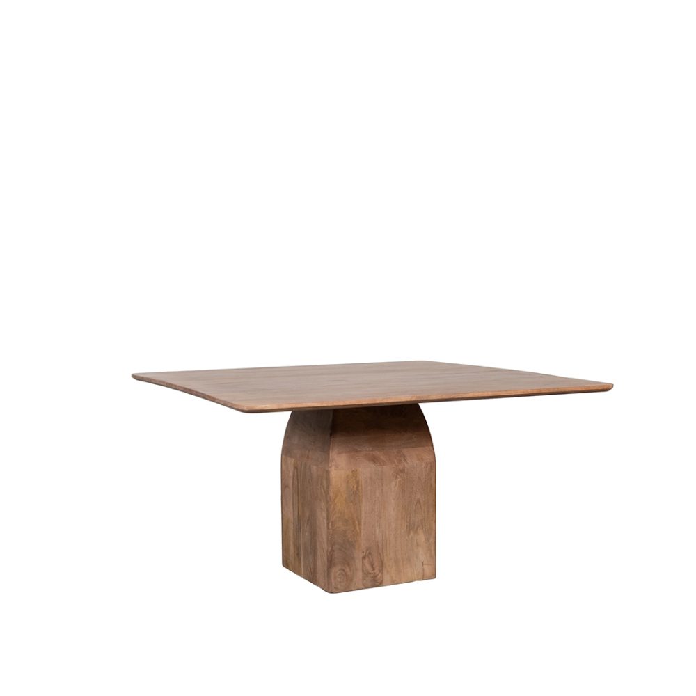 Eetkamertafel Ingo - Nature Smooth - Mangohout - 130 cm - Rond