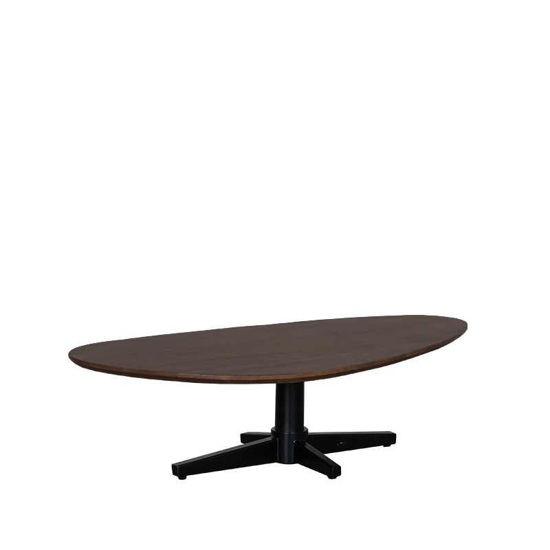 Eetkamertafel Rosie - Espresso - Mangohout - 140 cm
