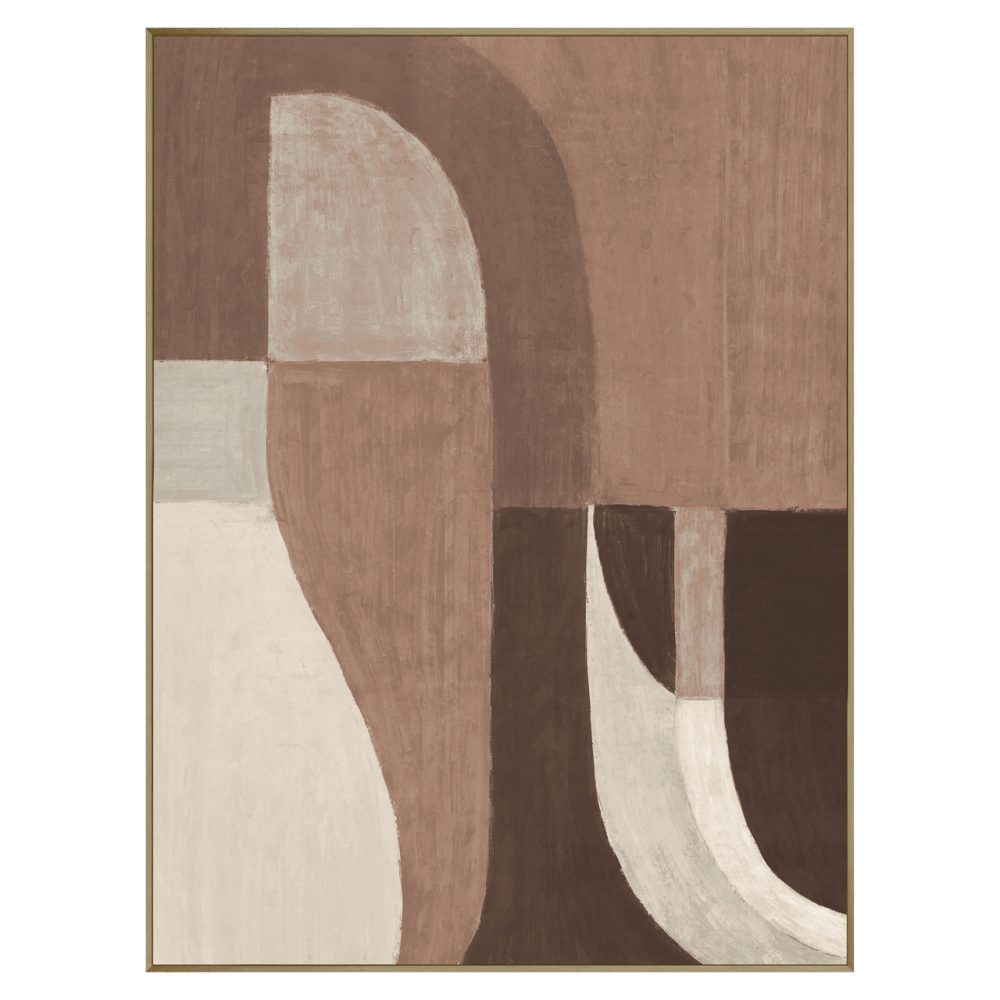 Wall art Tatu left brown