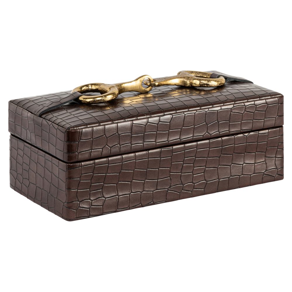 Opbergdoos Rex dark brown small