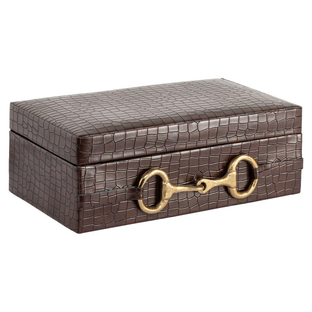 Opbergdoos Rex dark brown large
