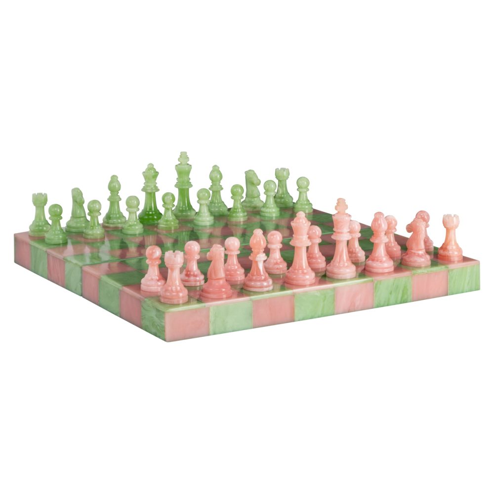 Decoratief spel Azalea pink/green