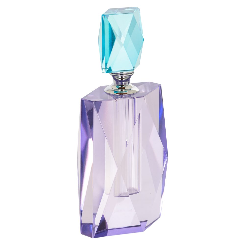 Decoratief object Phine purple perfume bottle