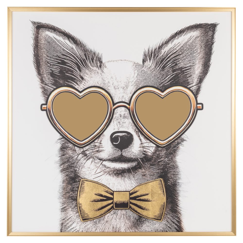 Wall art Bodhy black/gold