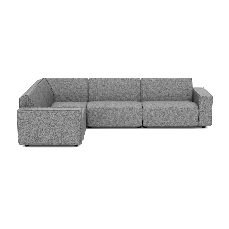 Icon deluxe loungeset 6-zits hoek (links) Steel