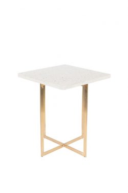 SIDE TABLE LUIGI SQUARE WHITE