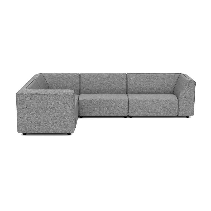 Chill loungeset 6-zits hoek (links) Steel