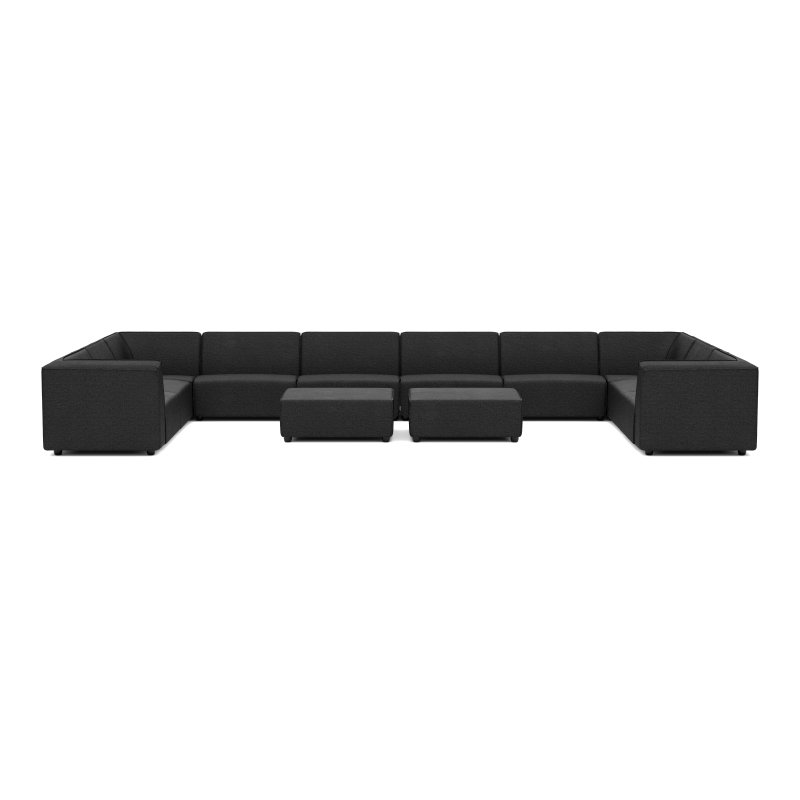 Chill loungeset U-zits extra large + 2 hockers Anthracite