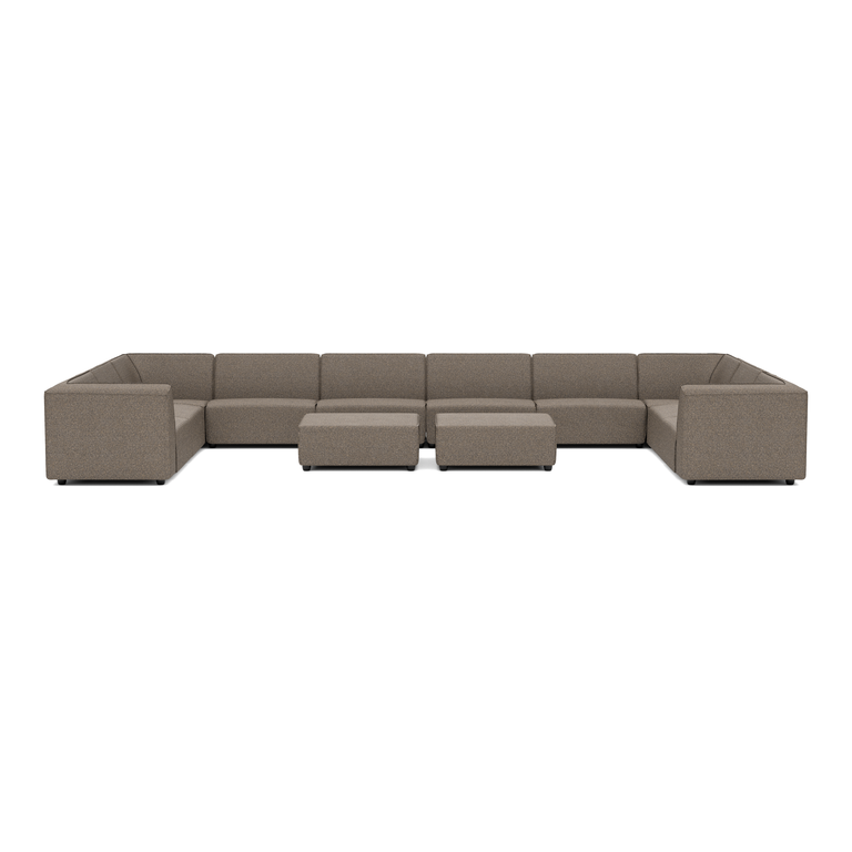 Chill loungeset U-zits extra large + 2 hockers Charcoal