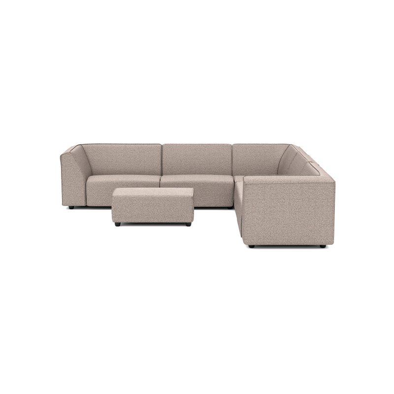 Chill loungeset 8-zits hoek + hocker S (rechts) Light Taupe