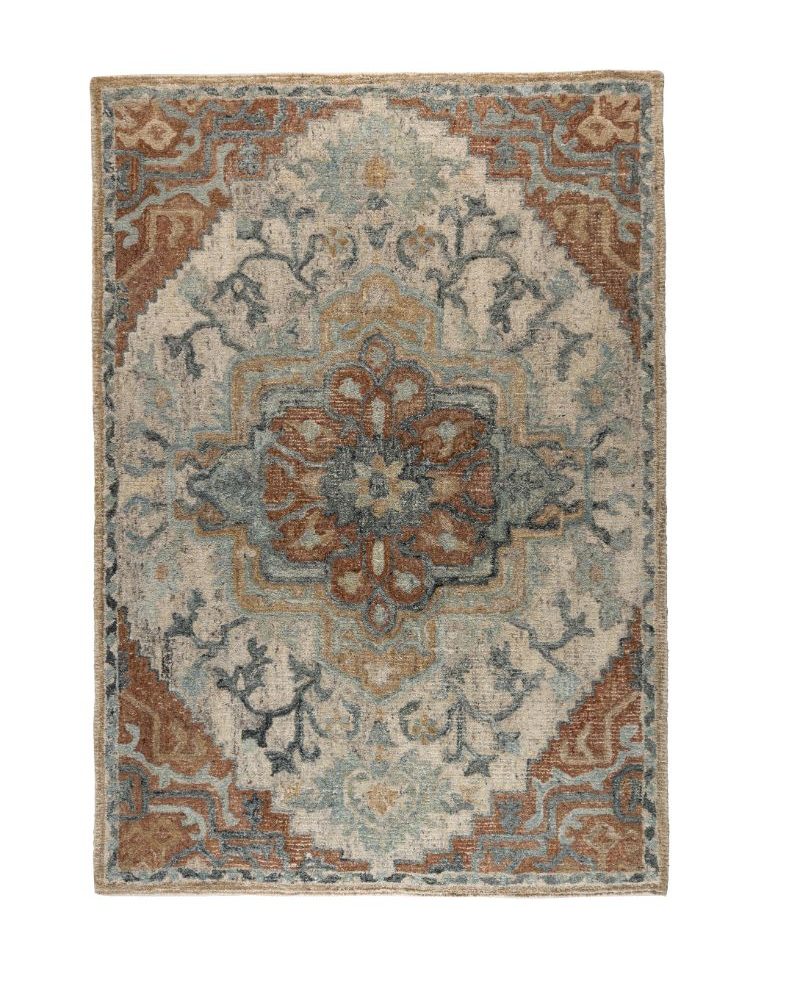 CARPET AMORI 160X230 BLUE/BRICK