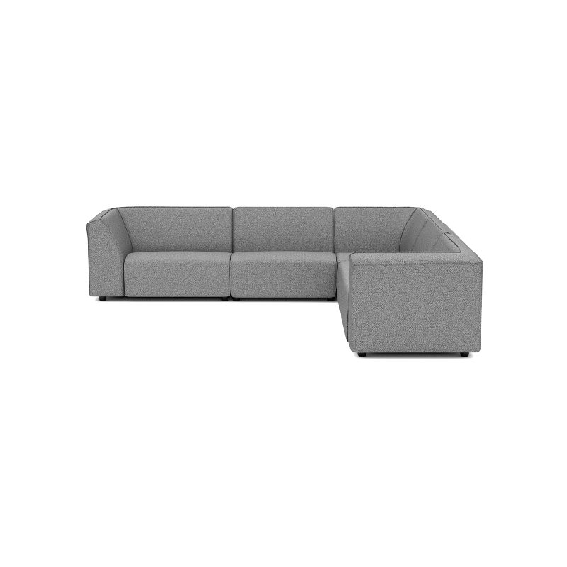Chill loungeset 8-zits hoek (rechts) Steel