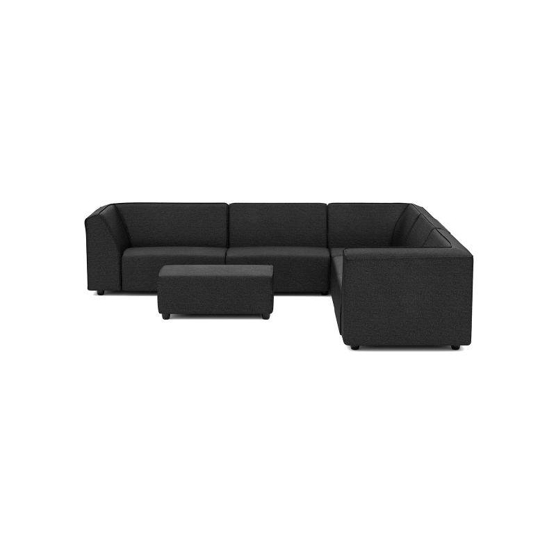 Chill loungeset 8-zits hoek + hocker S (rechts) Anthracite