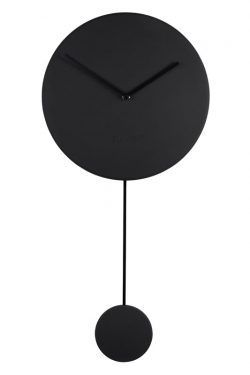 CLOCK MINIMAL BLACK