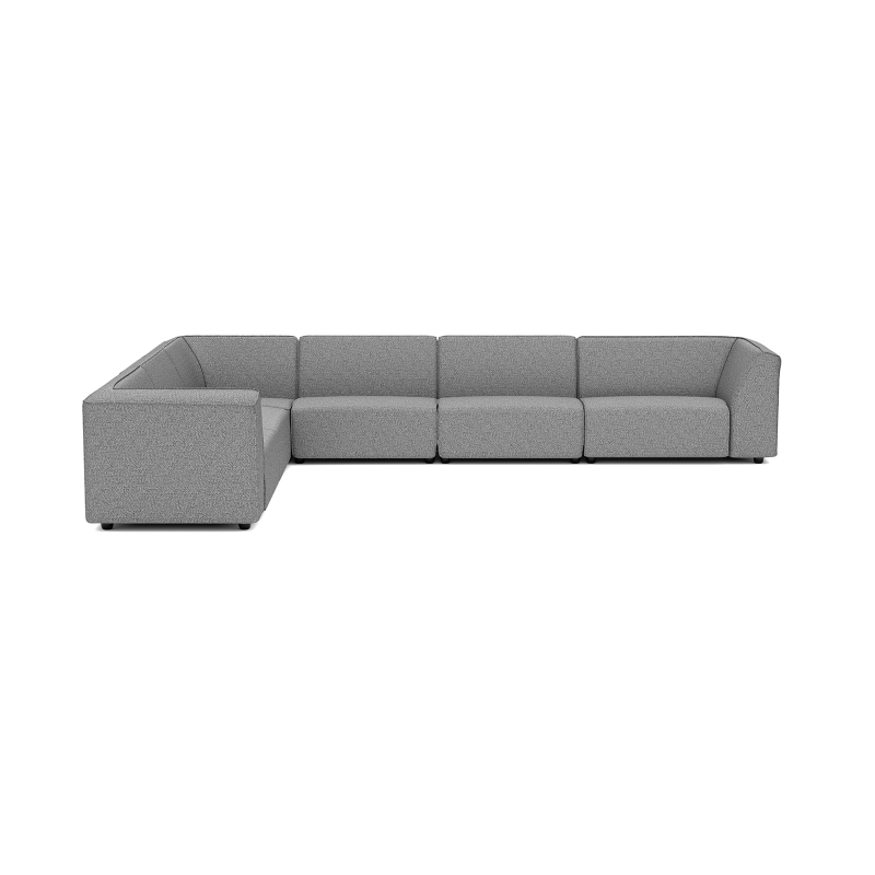 Chill loungeset 10-zits hoek (links) Steel