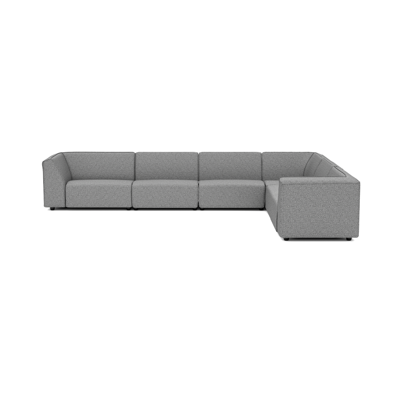 Chill loungeset 10-zits hoek (rechts) Steel