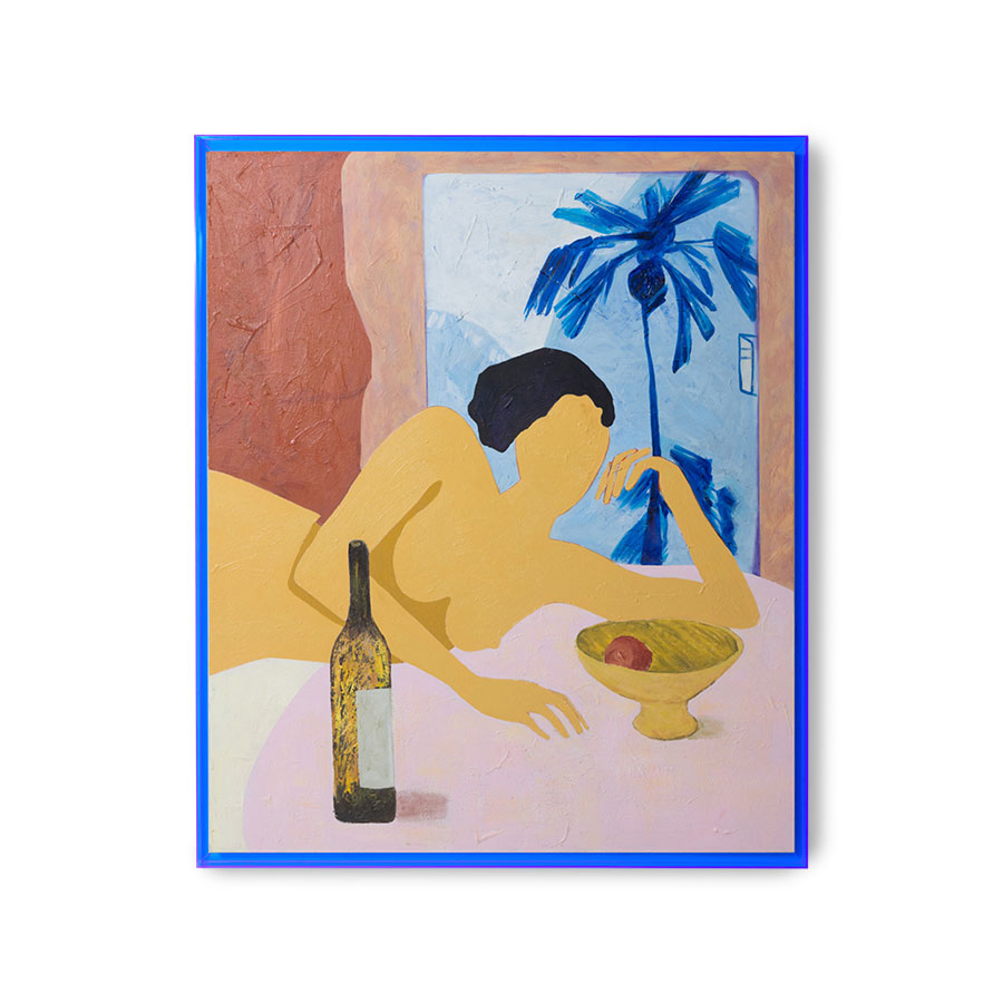 framed artwork 'catch my drift', 107x127cm