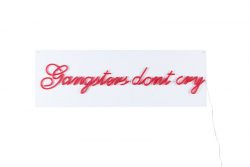 GANGSTERS NON SOCIAL SIGN