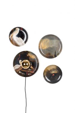 NO FOOD HERE WALL LAMP BIRDS (SET OF 4)