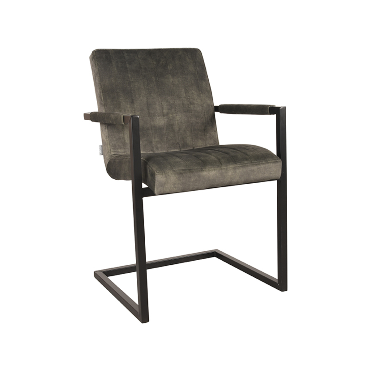 Eetkamerstoel Milo - Hunter - Velours - Black Frame