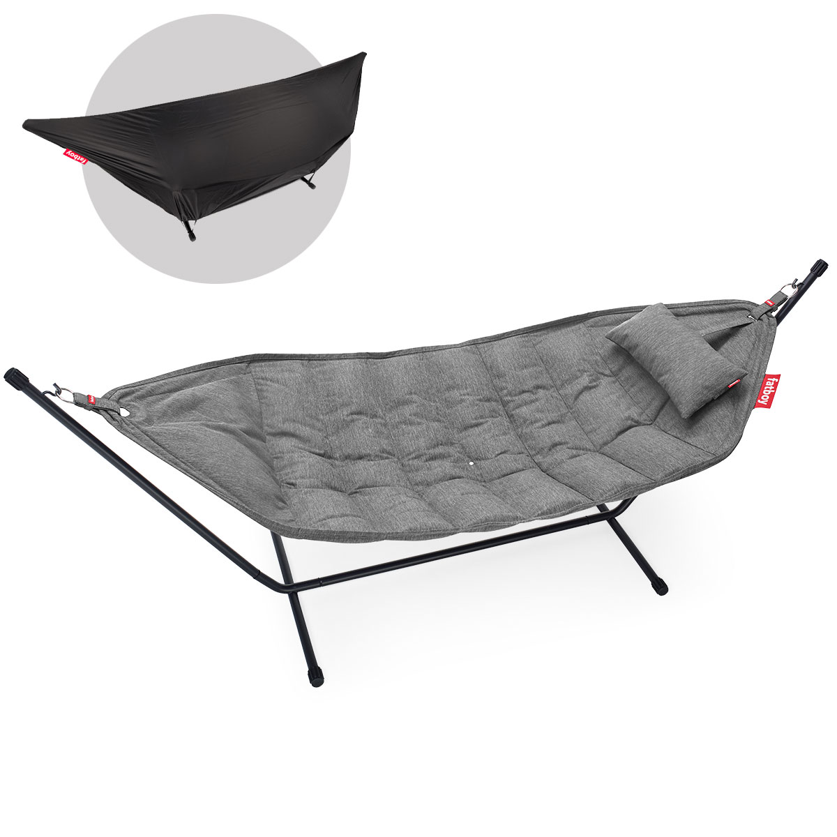 Headdemock Superb Deluxe (incl. rack black) Rock Grey