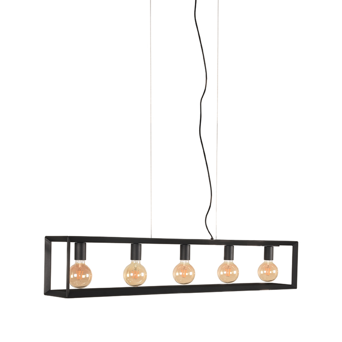 Hanglamp Tetto - Zwart - Metaal - Hanglamp