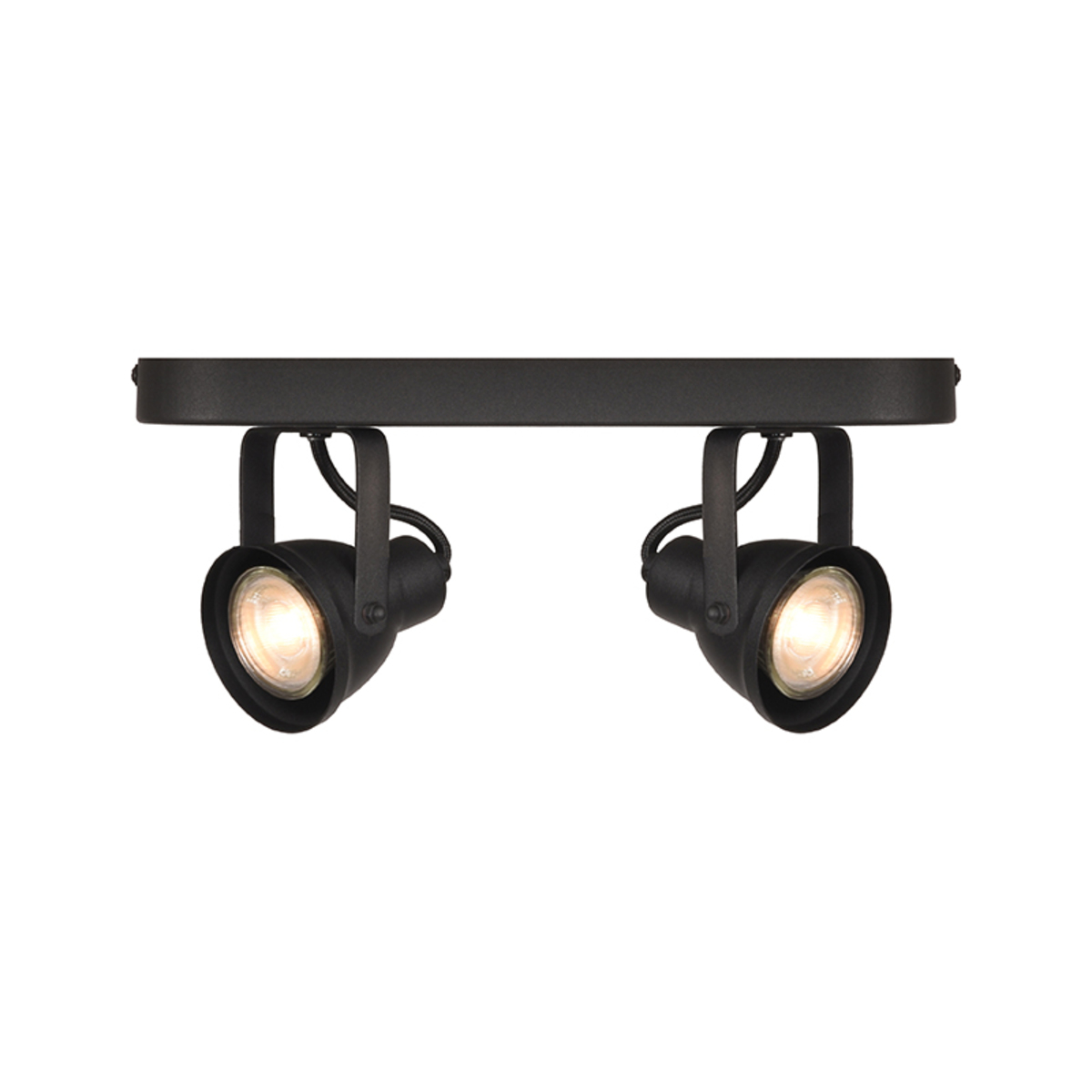 Spot Max led - Zwart - Metaal - 2-Lichts