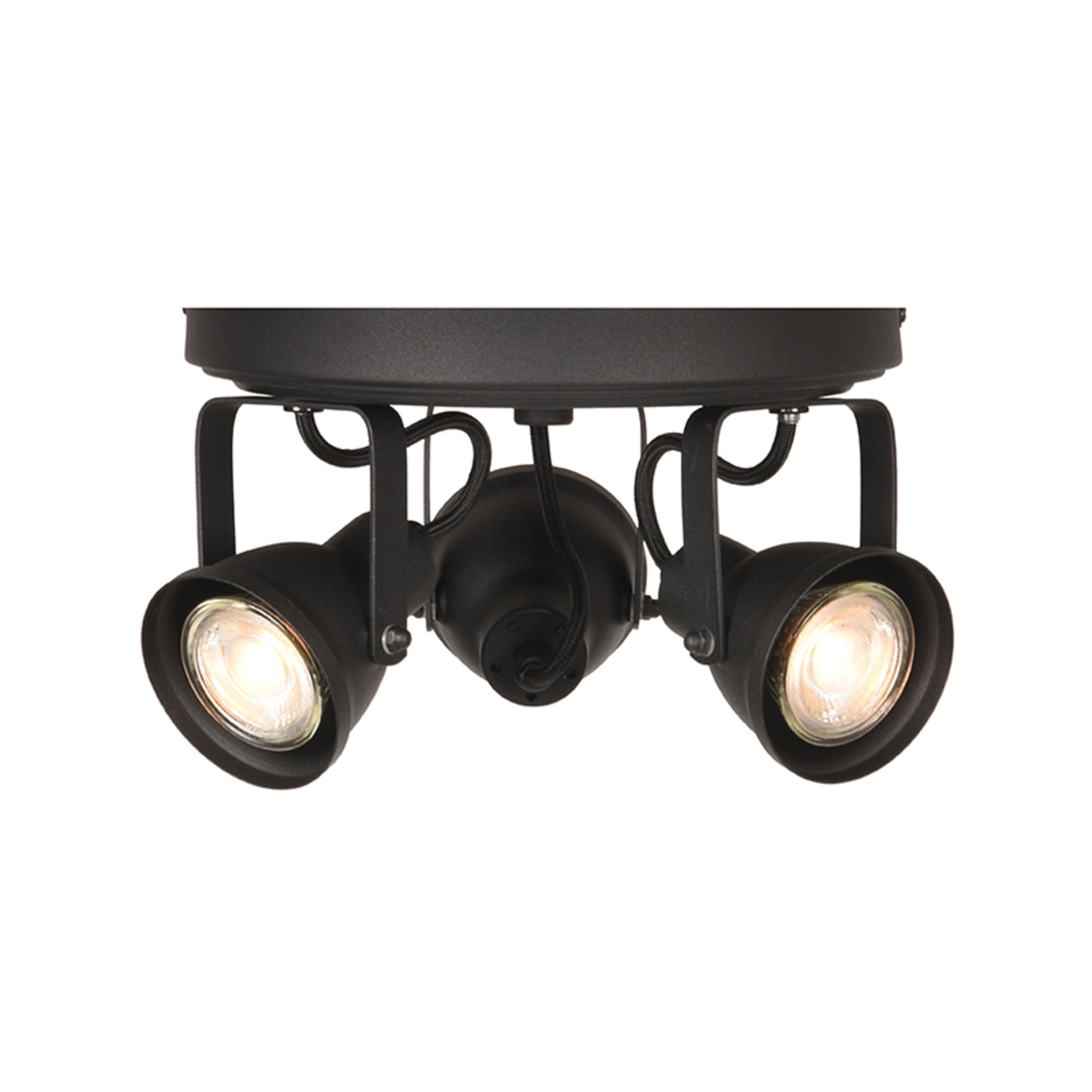Spot Max led - Zwart - Metaal - 3-Lichts