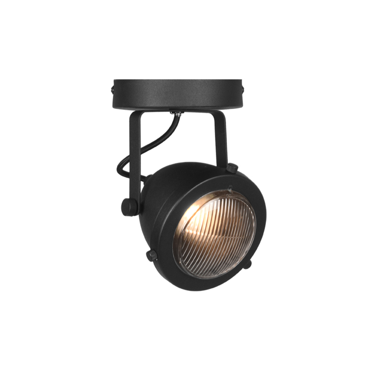Spot Moto - Zwart - Metaal - 1-Lichts
