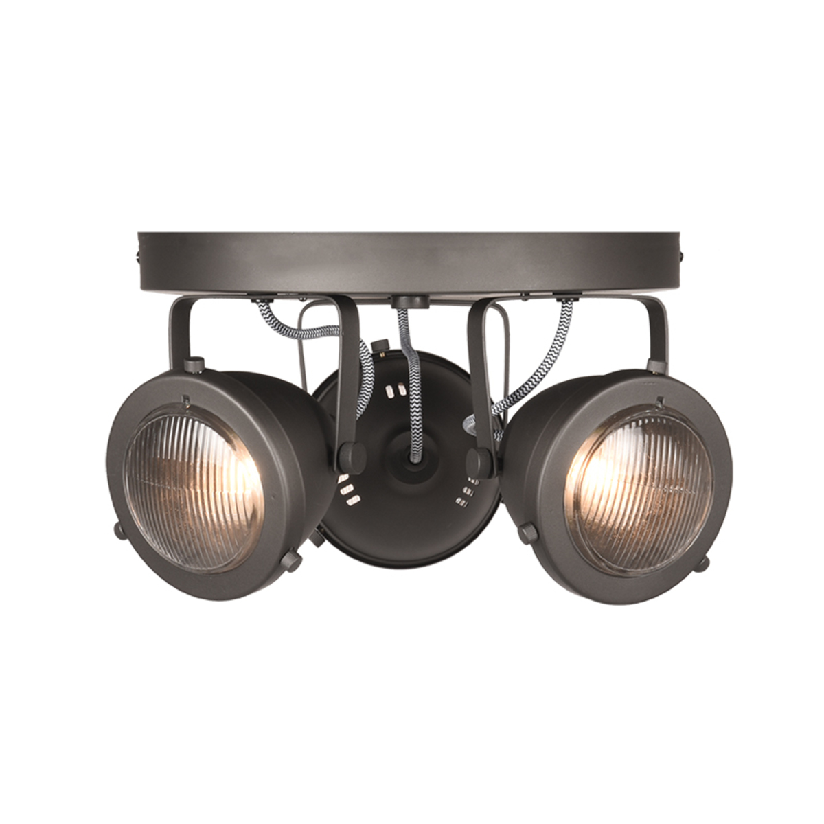 Spot Moto - Burned Steel - Metaal - 3-Lichts