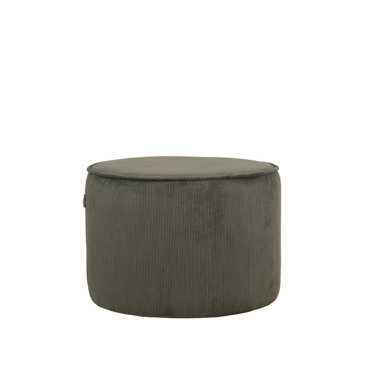 Poef Tibo - Army green - Ribcord - One Size