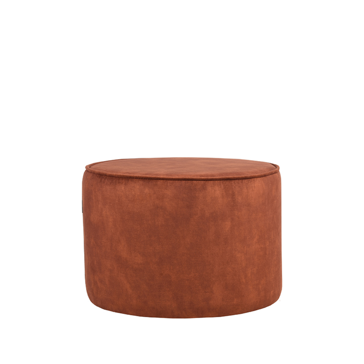 Poef Tibo - Rust - Velours - One Size