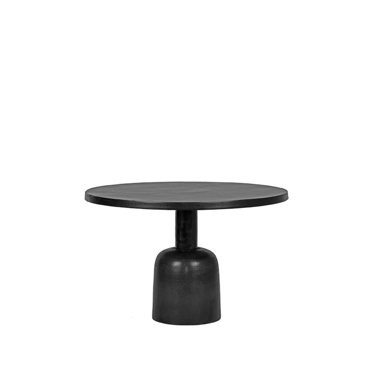 Salontafel Wink - Zwart - Metaal - 70 cm - Rond