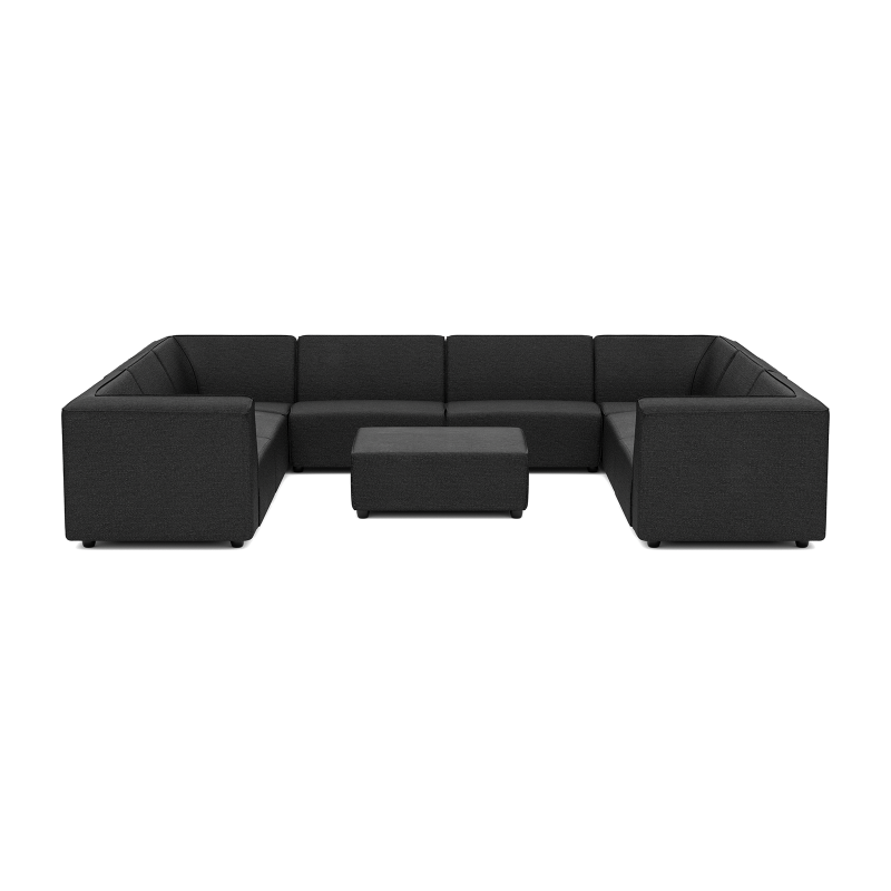 Chill loungeset U-zits + hocker Anthracite