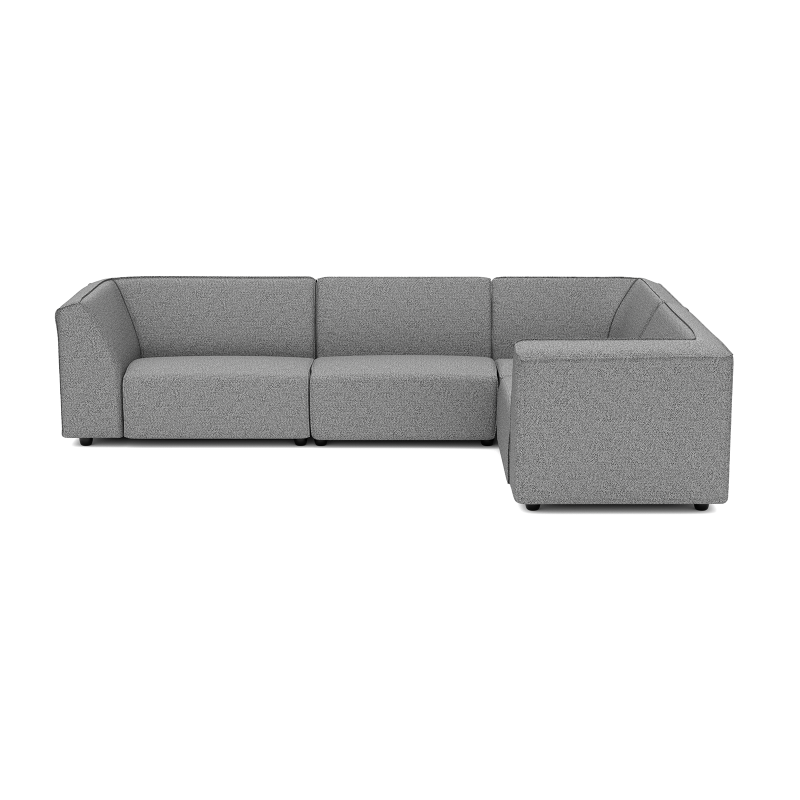 Chill loungeset 6-zits hoek (rechts) Steel
