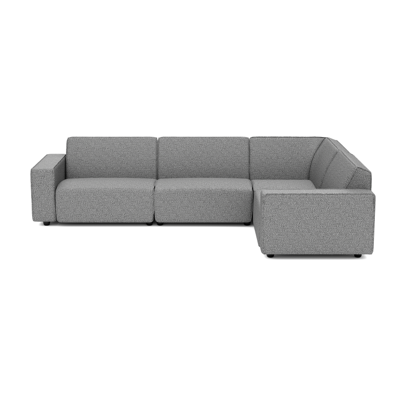 Icon deluxe loungeset 6-zits hoek (rechts) Steel