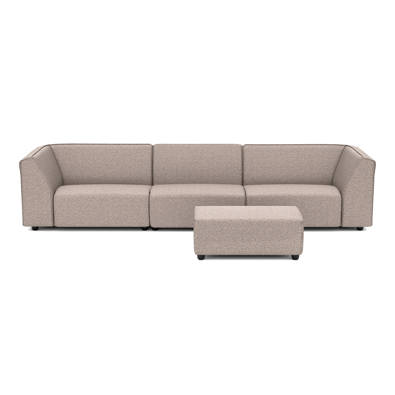Chill loungeset 6-zits + hocker small Light Taupe