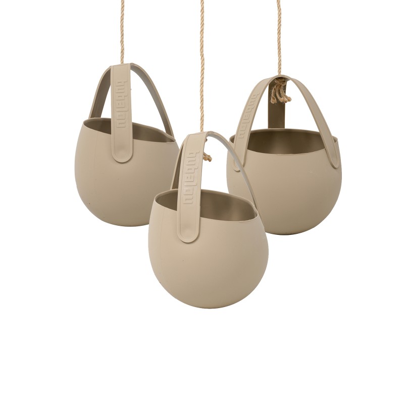 Sling hangplantenbak Taupe's Touch (3 stuks)