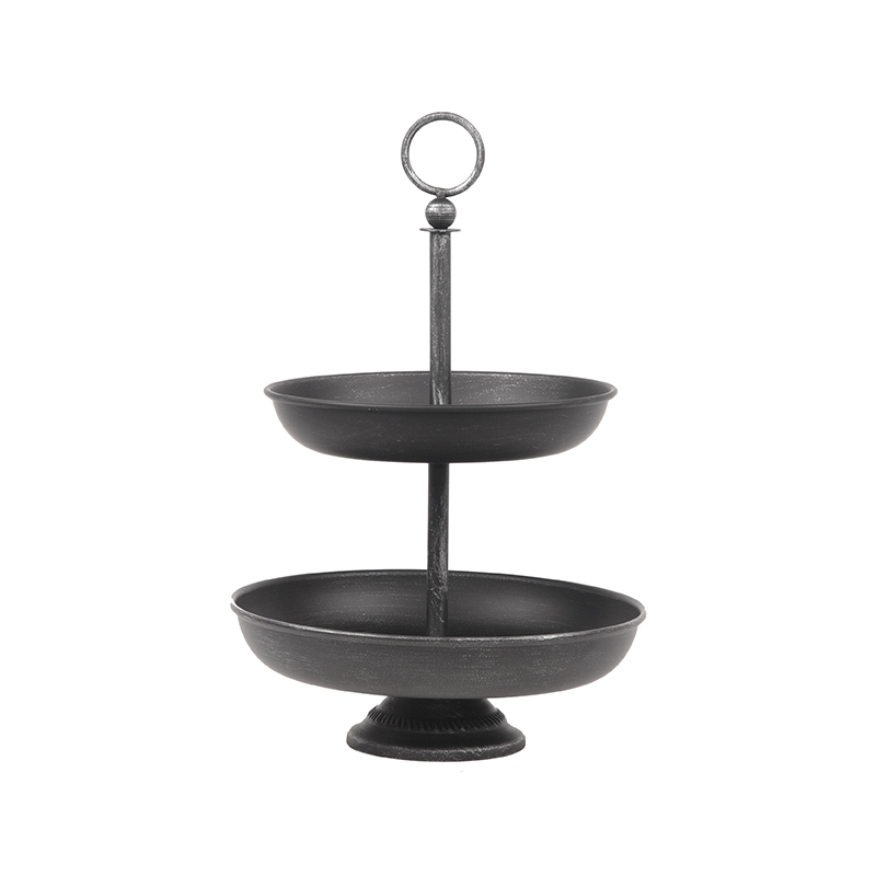 Etagere - Zwart - Metaal - One Size