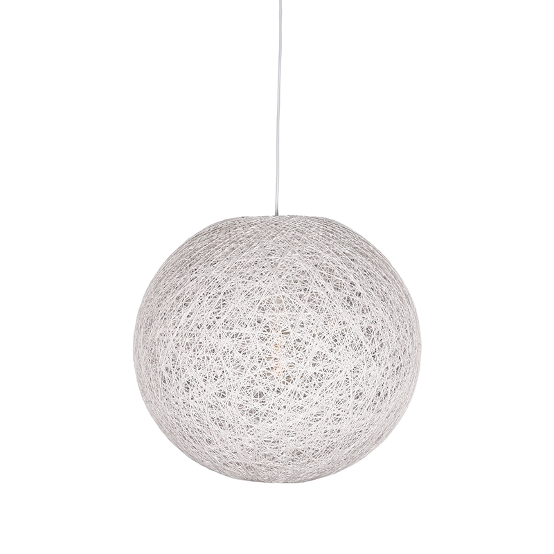 Hanglamp Twist - Wit - Vlas - M